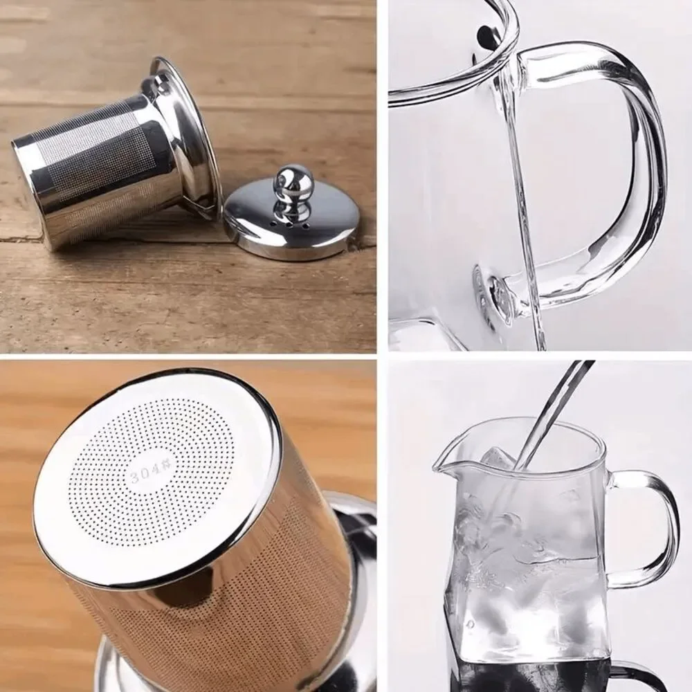Brewing Tea Kettle with Stainless Steel Filter Thickened Heat-Resistant Large Ca